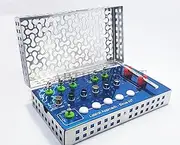 Artifol – 13-Piece Dental Lateral Approach Sinus Kit – LAS Kit with Dome & Core Drills, Stoppers, Separator & Sterilizable Steel Cassette - Implant Sinus Lift Set – #OS1047