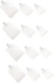 [MUSISALY] 12pcs Empty Lotion Bags Travel Toiletry Bottles Set Refillable Toiletry Bag Portable Container Travel