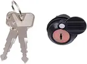 Ignition Switch for YBR 125 for YBR 125 Parts Motorcycle Ignition Switch Lock Fuel Gas Tank Cap Lock (4 Line) Motorcycle Ignition Switch Lock(Side Cover Lock)