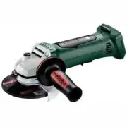 Metabo 18V 125mm Angle Grinder With Paddle Switch & Quick Locking Nut - Tool On