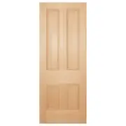 Nicholson Internal 4 Panel 77cm Door, Raw Hemlock Raw Hemlock Veneer Paulownia,
