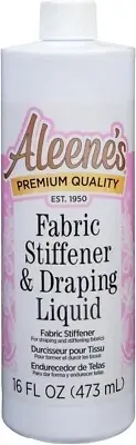 New Aleene's Fabric Stiffener & Draping Liquid - 16oz ( 473ml )