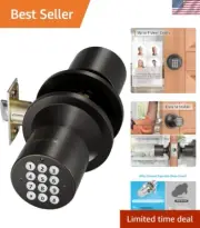 Versatile Keypad Door Lock - Oil Rubbed Bronze with Enhanced Security Features