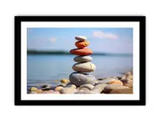 Stacking Stones Art Art Framed print