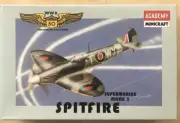 1/144 ACADEMY MINICRAFT WWII BRITISH SUPERMARINE MK5 SPITFIRE FIGHTER PLANE