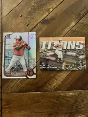 Adley Rutschman 2-Card Rookie Lot, Baltimore Orioles RC