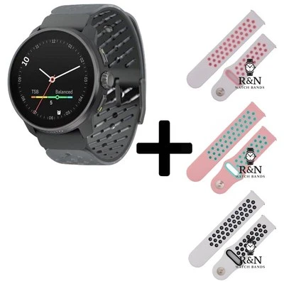 Suunto Race S GPS Watch (TIT GRAP) + R&N Strap Edition