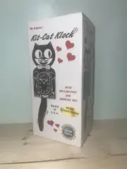 Limited Edition Space Cherry Red Kit-Cat Clock - Vintage Style for Living Rooms