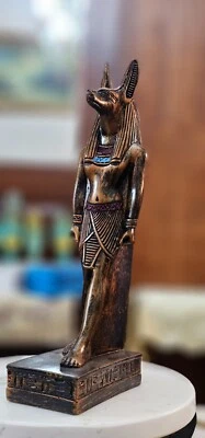 Egyptian God Anubis statue, Jackal God Anubis, God of Mummification