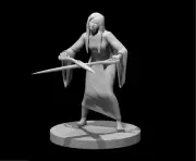 Japanese Undead Kuchisake-Onna Scissors 28mm DND D&D Wargame Tabletop Mini