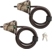 Master Lock Cable Lock, Python Adjustable Keyed Cable Lock, 6 ft. Long, Black, 8418TCAMODNA, 2 Pack