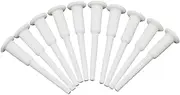 FASTROHY 10Pcs Air Stopper Plug Valve Nozzles Pin for 45cm 55cm 65cm 75cm 85cm Yoga Ball Gym Ball Fitness Exercise Ball Jump Ball Inflatable Bed, White