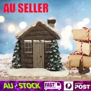 Resin Log Cabin Incense Burner House Incense Cone Burner VP
