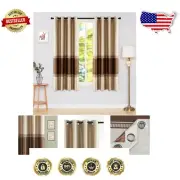 70% Light Filtering Vintage Floral Curtains - Perfect Grommet Drapes for Home
