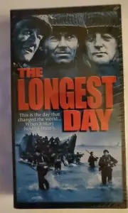 The Longest Day VHS 1998 Premiere Series Brand New Factory Sealed
