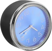 Car Clock Time Clock Vehicle Clock Auto Clock Truck Clock Auto Mini Clock Car Interior Clock Small Digital Clock Tiny Clock Truck Dashboard Clock Small Clock Blue Metal