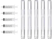 5 pcs Fillable Touch Up Paint Pen Brush Touch Up Paint Pens,for Store House Wall
