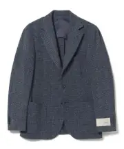 (ASK availability First) BEAMS Summer tweed grain plaid 3-button jacket new