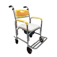 在飛比找Yahoo奇摩購物中心優惠-富士康 鋁合金 固定式附輪 馬桶椅 FZK-4301 (單個