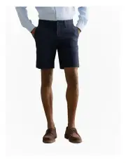 [Trenery] Cotton Twill Chino Short in Navy