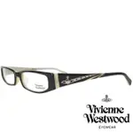 【VIVIENNE WESTWOOD】英倫龐克風搖滾星星光學眼鏡(黑/白 VW135_05)