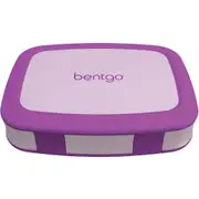 Bentgo Kids 22cm Leak-Proof Bento Lunch Box w/ Compartment Food Container Purple