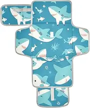 Reusable Washable Changing pad with Tissue Pocket Portable Baby Changing pad for Girl & Boy