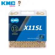 KMC 11 Speed X11SL Ti-N Gold Super Light 118 Links MTB Bicycle Road E-Bike Chain