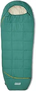 Coleman Big Bay Mummy Sleeping Bag, Cool-Weather 0°F/20°F/40°F Camping Sleeping Bag for Adults with Foot Ventilation and Compression Stuff Sack, Big & Tall