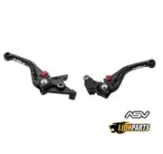 ASV Black Shorty Brake and Clutch Levers For Ducati 1098 RTB Bayliss LE 2007-09