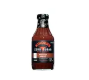 Kinder's Organic KETO Zero Sugar BBQ Sauce with Roasted Garlic Sauce 1 Glass Jar