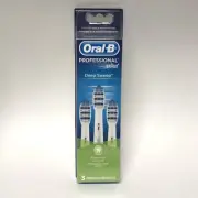 Oral-B Braun Professional Deep Sweep EB30-3 Toothbrush Replacement Heads, 3 Pack
