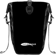 Bike Pannier Bag 25L ycle Rear Rack Bike dle Bag for Riding Cycling Black