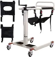 Patient Lift for Home,Portable Patient Lift,Multifunctional Elderly Disabled Full Body Patient Transfer Lifter with Padded Seat,Use in Hospital,Home,Maximum Load 330Lb,withoutapotty