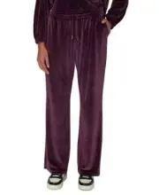 Champion Soft Touch Cord Drawstring-Waist Pants Women's S Rock On Purple Pull On