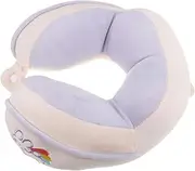 HORIALENCE Cartoon U Shape Neck Pillow for Car Travel Lightweight Portable Rabbit Design Travel Pillow for Airplane Train and Office Naps Soft and Breathable Comfort