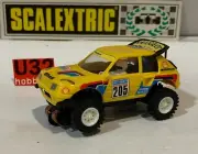 Slot Car Scx scalextric exin Sts 2206 Peugeot 205 #205 Tt 4x4 Yellow