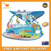Bright Starts Finding NEMO Mr. Ray Ocean Lights and Music Gym Blue for Baby