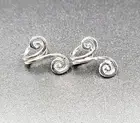 2PCS Nostril Earring Fake Piercing Nose Ring Clip Cuff Fashion Jewelry / SIlver