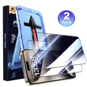 MAGIC JOHN for iPhone 16 Pro 6.3 inch 2 Pack tempered Glass Screen Protector