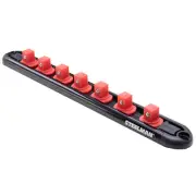 Steelman 3/8-Inch Drive 7-Piece Aluminum Socket Storage Rail 60737