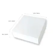 100pk White 12in 4 inch High Square Cake Box (12x12x4in)