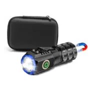 Portable LED Mini Flashlight, Rechargeable EDC Small Pocket Flashlight 6 1