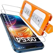 [TOCOL] 2 Pack for iPhone 13/13 Pro / 16e Screen Protector Installation Auto-Dust Removal HD Unbreakable 9H+Hardness Shatterproof Tempered Glass