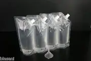 Blasani TM Concealable Plastic Cruise Ship Rum Sneak Flask Set (4x16oz)
