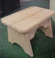 SOLID Oak wooden wood Foot stool step Amish MADE IN USA QUALITY! HANDY