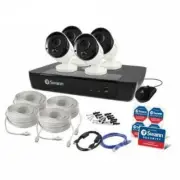 Swann NVR8-8580 8 Ch 5MP CCTV 4K 2TB HDD 4x 5MP NHD-865MSB RRP$1399
