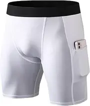[EAONLFP] Compression Shorts Men Spandex Sport Shorts, Performance Underwear for Athletic Workout Running Cool Dry Base Layer