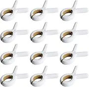 AIMALL 12PCS Heavy Duty Plastic Quilt Clips 3.74x2.56in Windproof Non-Slip Laundry Pegs for Drying Sheets Duvets Towels Pants Thick Clothes with Soft Silicone Pad