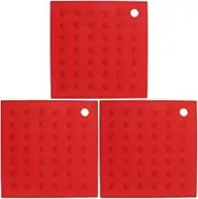 3pcs Silicone Pad Tripod Stand Table Placemats Silicone Drying Mats Soup Bowl Holders Hot Pot Trivet Non- Jar Opener Silicone Pot Holders Pot Mat Tableware Multipurpose
